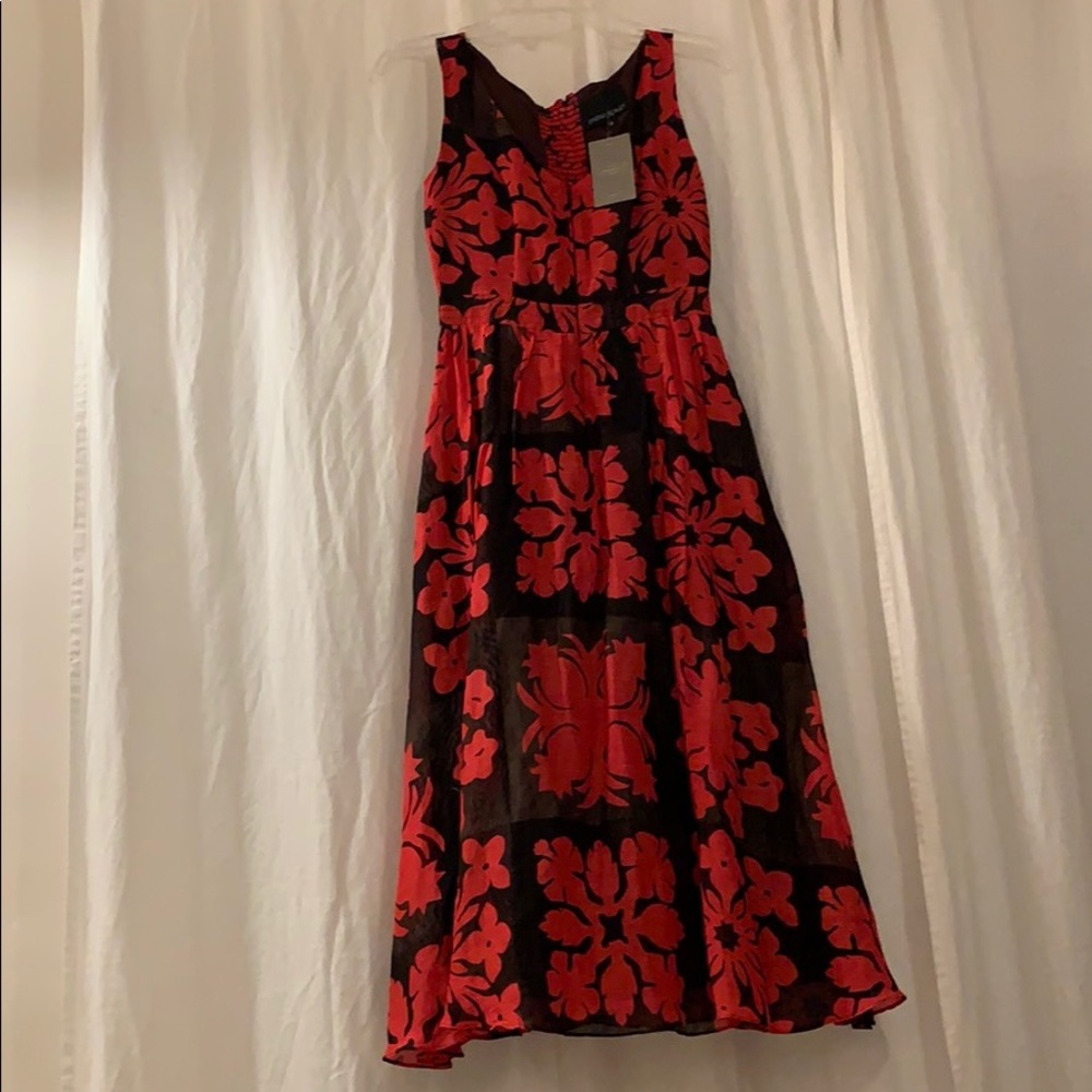 Anthropologie Cynthia Rowley silk blend dress